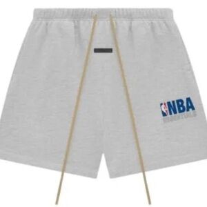 Fear of God Essentials NBA Light Heather Gray Shorts (XS-XL)